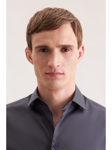 Coupe regular Chemise business 'SMART CLASSICS' SEIDENSTICKER en gris