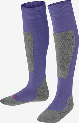 FALKE Socken 'Active Ski' in Lila: Vorderseite