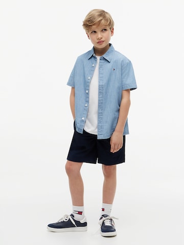 TOMMY HILFIGER Loose fit Pants 'Essential' in Blue