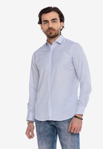 CIPO & BAXX Regular fit Button Up Shirt 'CH176' in Blue