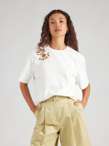 YAS Shirt 'YASSANNIA' in White: front