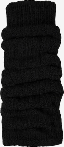 HomeOfSocks Leg Warmers 'S-208' in Black: front