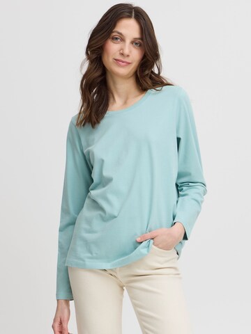 T-shirt ' FRZASHOULDER TEE 5 ' Fransa en bleu