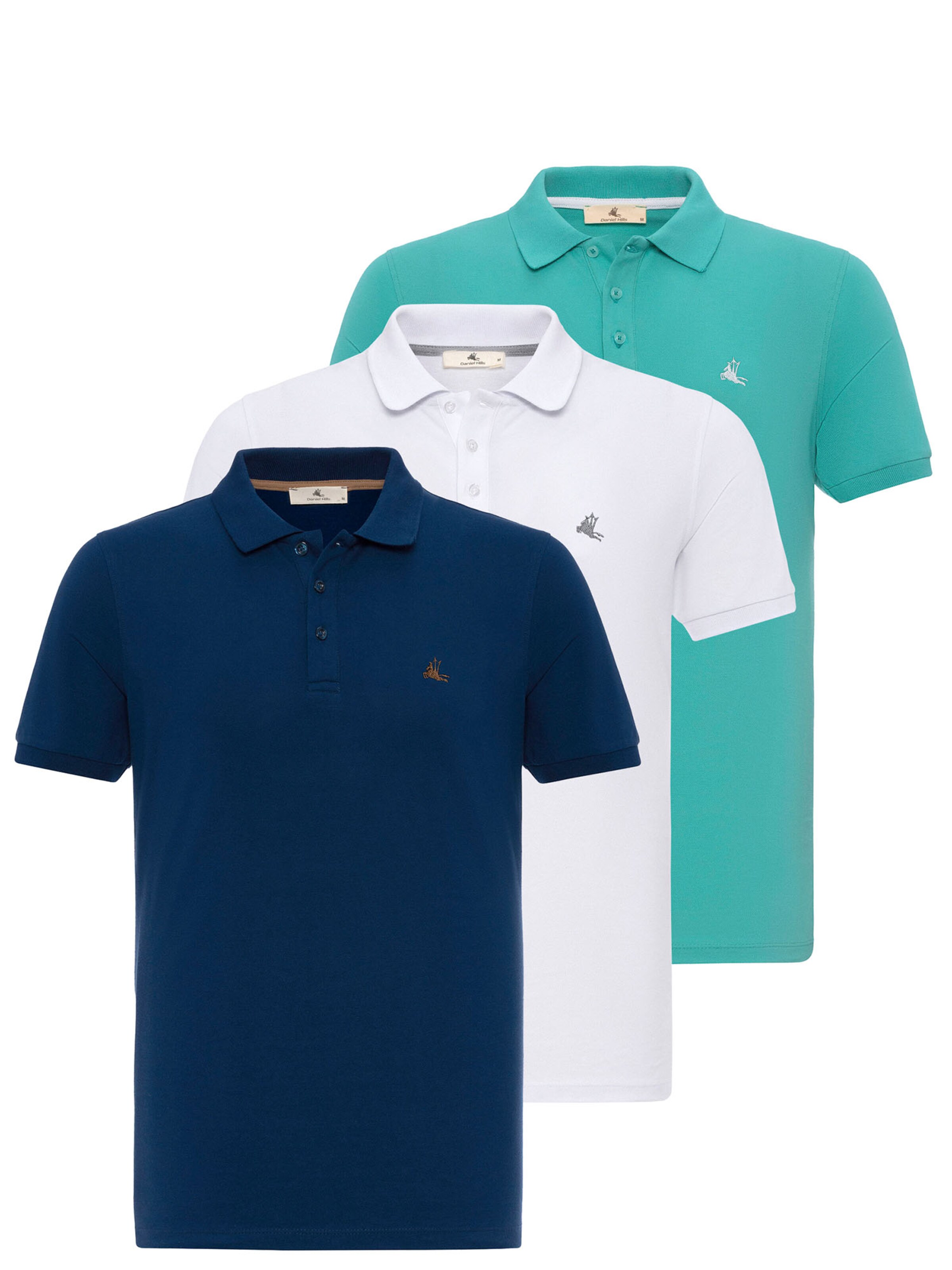 Daniel Hills T-shirt i blå: framsida