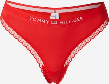 Tommy Hilfiger Underwear Thong in Red: front