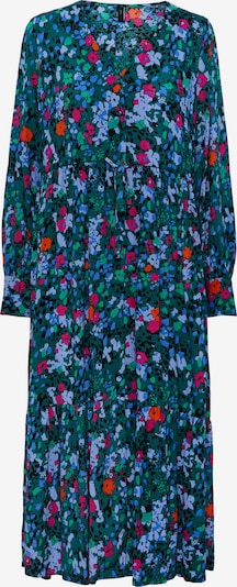 Rochie tip bluză 'Sanja' Y.A.S pe azuriu / verde smarald / portocaliu / roz, Vizualizare produs