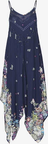KOROSHI Summer dress in Blue: front