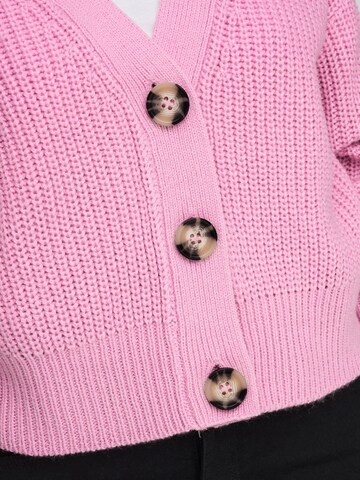 Geacă tricotată 'JUSTY' de la JDY pe roz