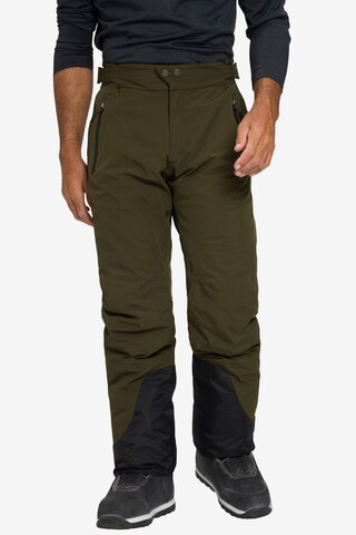 JAY-PI Regular Athletic Pants in Green: front