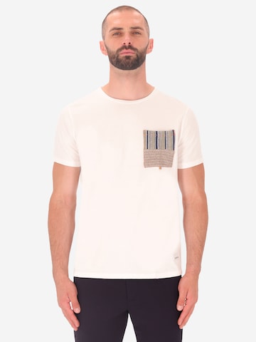 T-Shirt 'Tobart' Distretto12 en blanc : devant