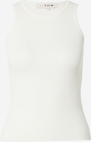 Top in maglia di A-VIEW in bianco: frontale