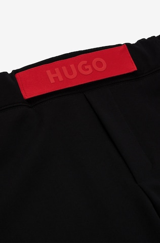 HUGO Red Tapered Hose 'Dechnical' in Schwarz