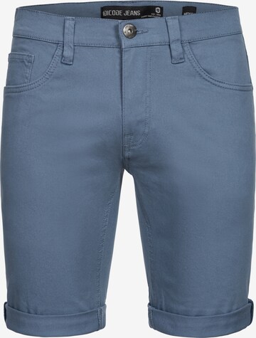 Pantalon 'Villeurbanne' INDICODE JEANS en bleu : devant