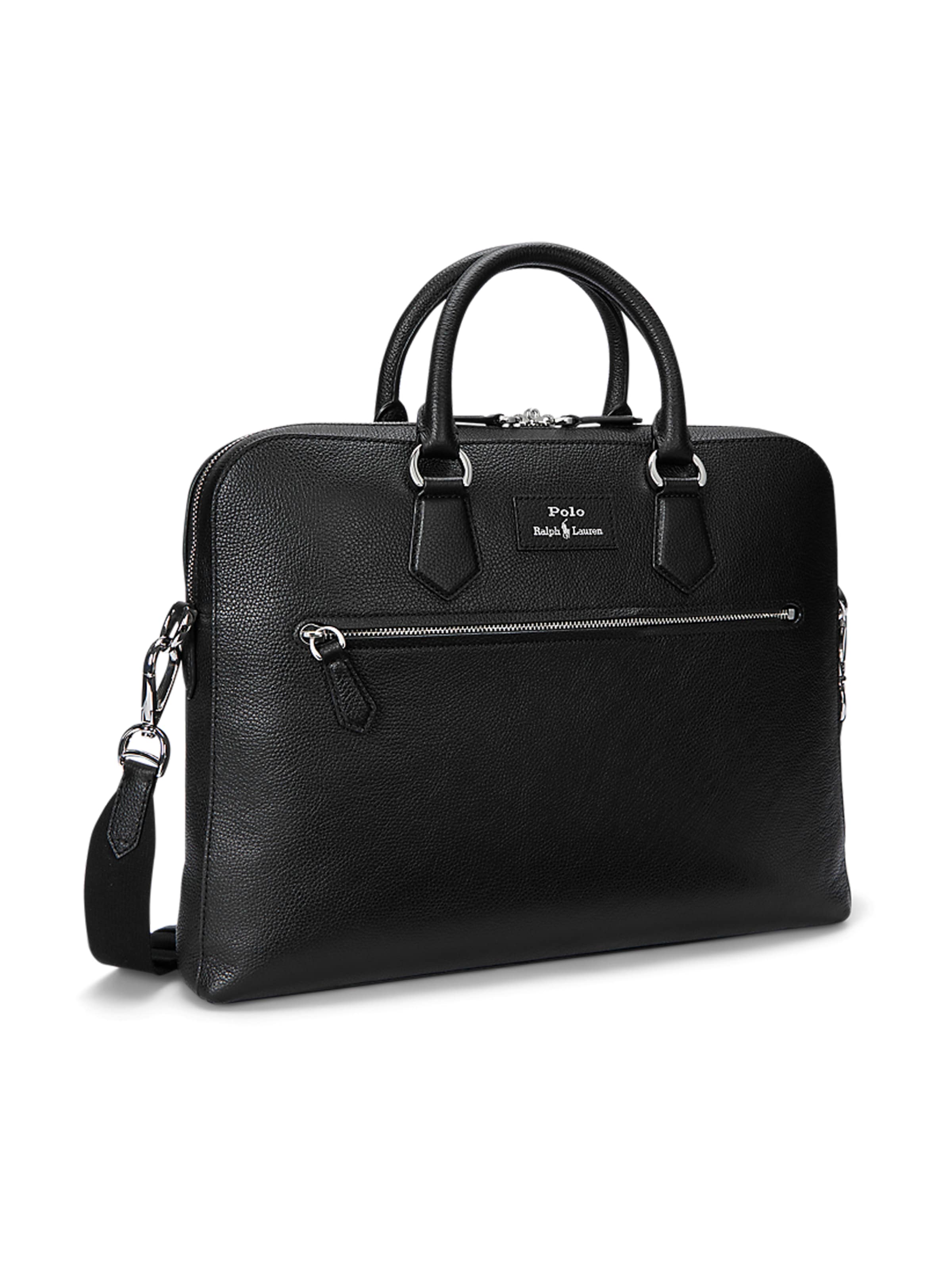 Polo Ralph Lauren Tietokonelaukku värissä musta: etupuoli