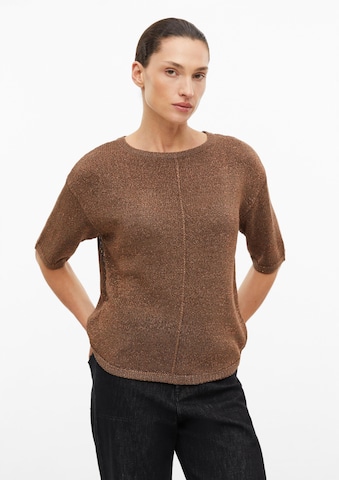 s.Oliver BLACK LABEL Trui in Bruin: voorkant