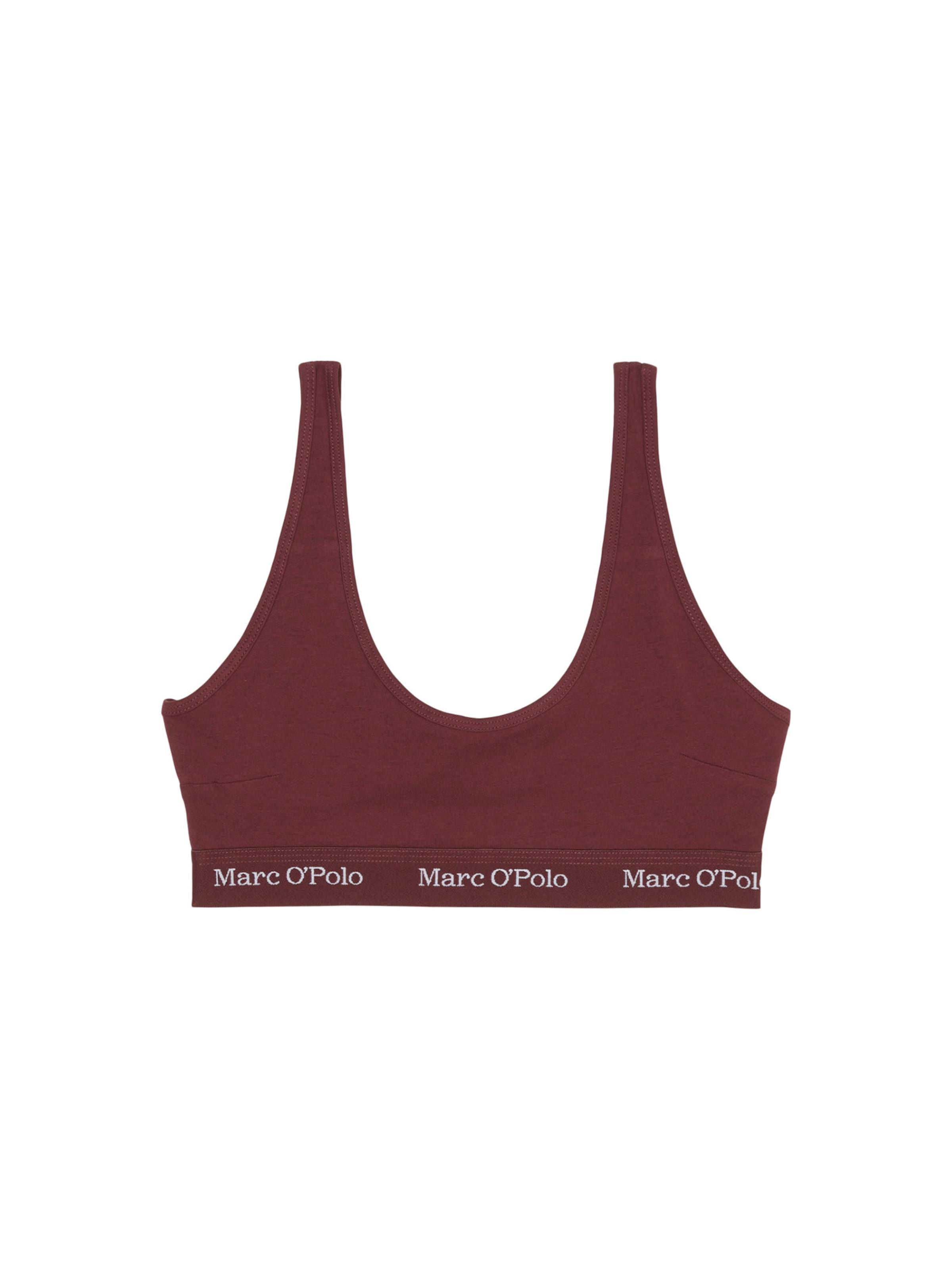 Bustier Soutien-gorge ' Essentials ' Marc O'Polo en rouge : devant