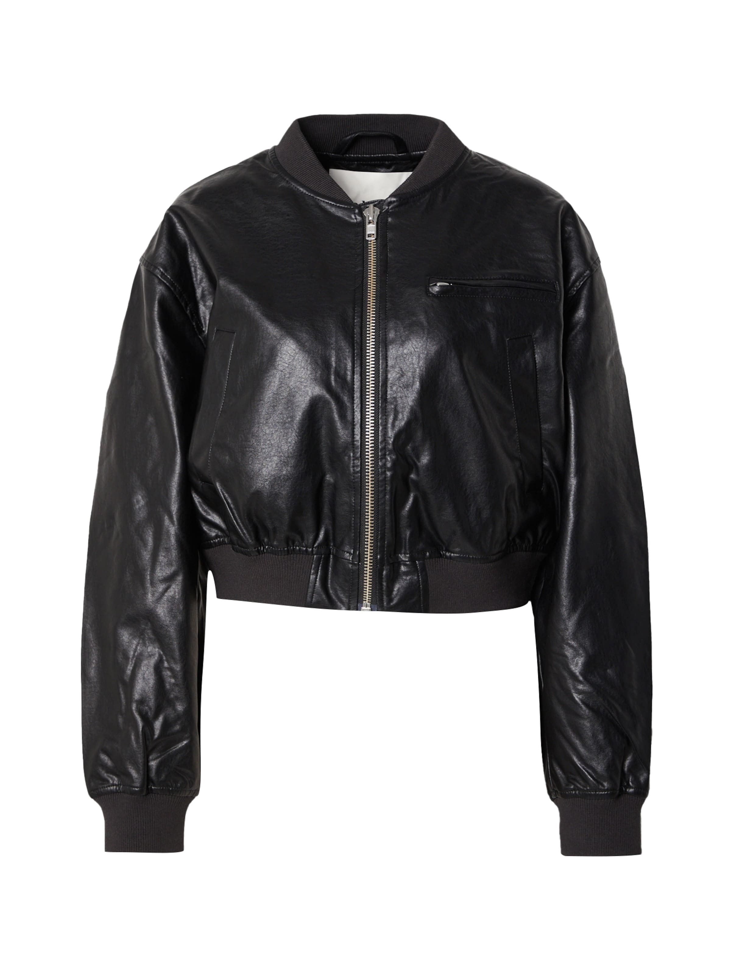 modström Přechodná bunda 'HUXLEY' – černá: přední strana