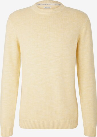 Pullover di TOM TAILOR in giallo: frontale