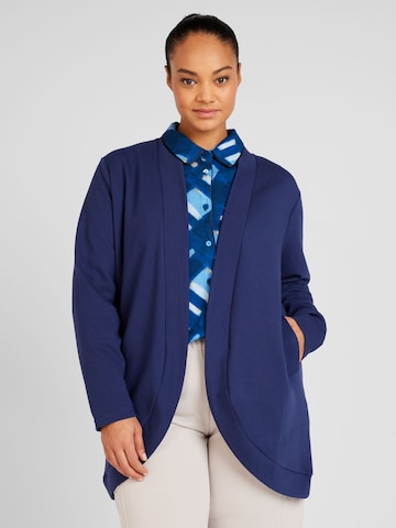 Cardigan 'BARLY' ONLY Carmakoma en bleu : devant