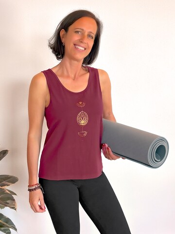 Spirit of OM Shirt 'Vahita' in Rot