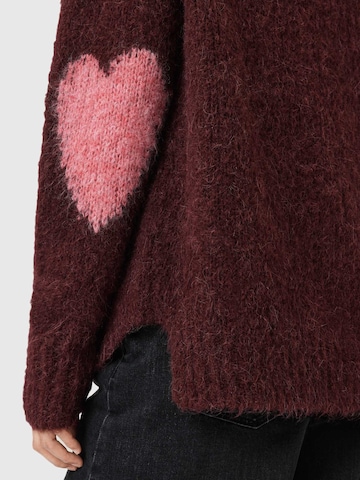 AllSaints Πουλόβερ 'LUVHEART' σε κόκκινο