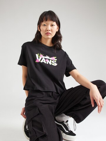 T-shirt VANS en noir : devant