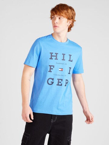TOMMY HILFIGER T-Shirt in Blau: Vorderseite