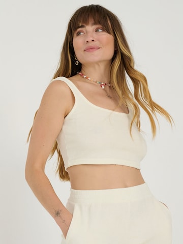 ABOUT YOU x Sofia Tsakiridou Top 'Bianca' in White: front