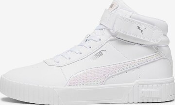 PUMA - Zapatillas deportivas altas 'Carina 2.0' en blanco: frente