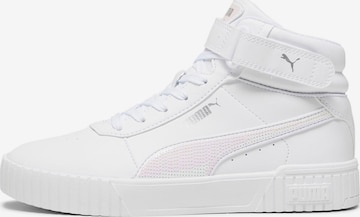 PUMA - Zapatillas deportivas altas 'Carina 2.0' en blanco: frente