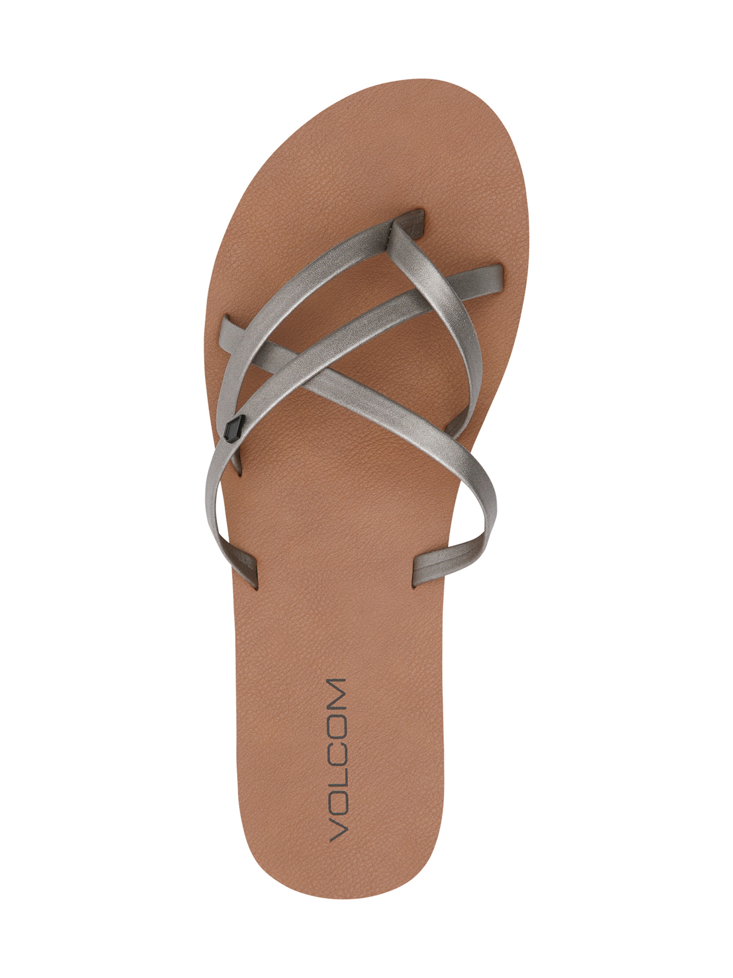 Volcom Teenslipper 'New School II' in Grijs