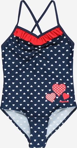 Maillot de bain PLAYSHOES en bleu : devant