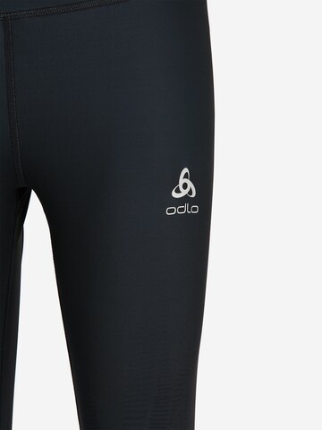 ODLO Skinny Workout Pants 'Zeroweight' in Black