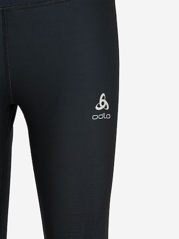 ODLO Skinny Sporthose 'Zeroweight' in Schwarz