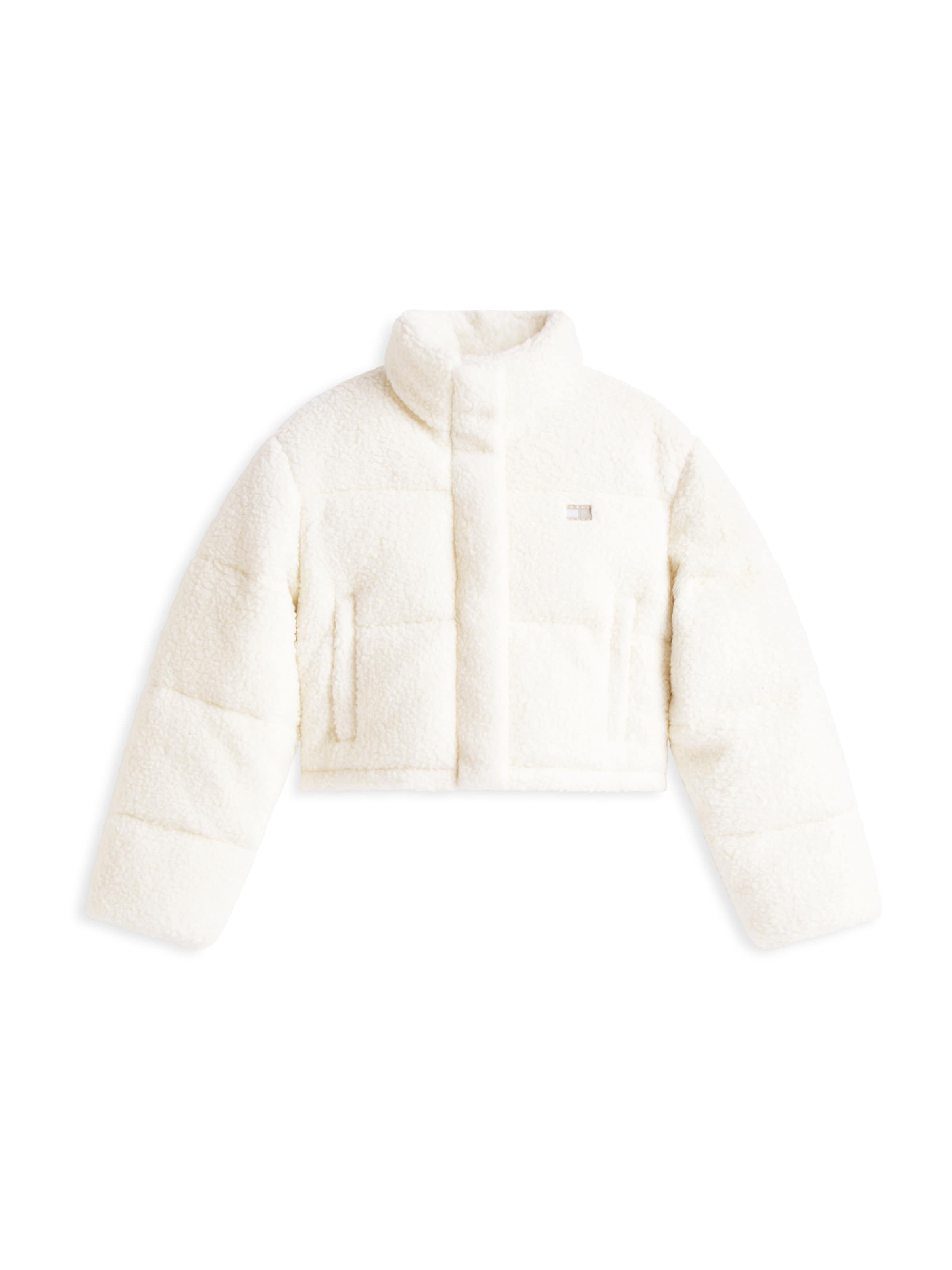 Tommy Jeans Tussenjas in Wit: voorkant