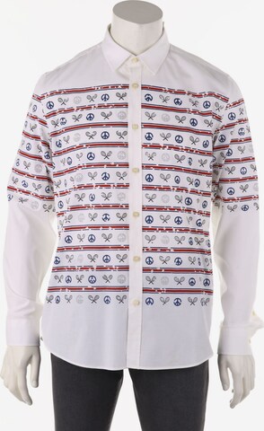 Love Moschino Button Up Shirt in L in White: front