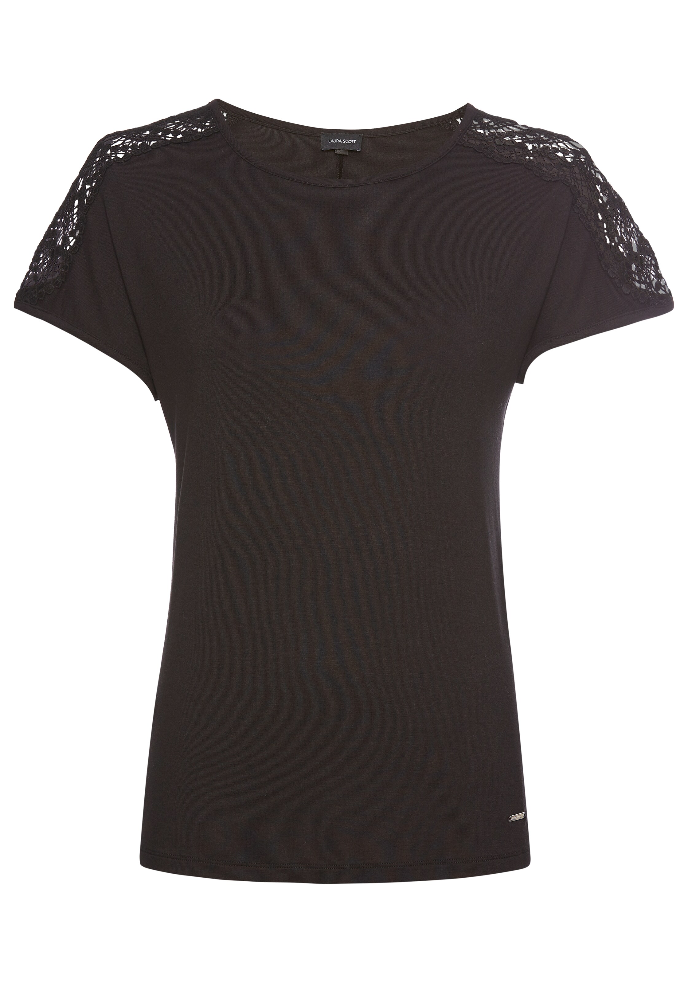 LAURA SCOTT Shirt in Black: front