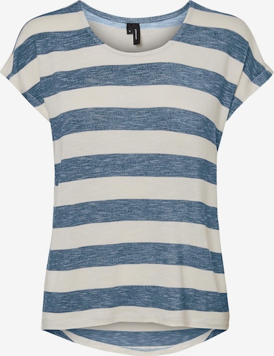 Tricou 'Wide' VERO MODA pe albastru porumbel / alb, Vizualizare produs