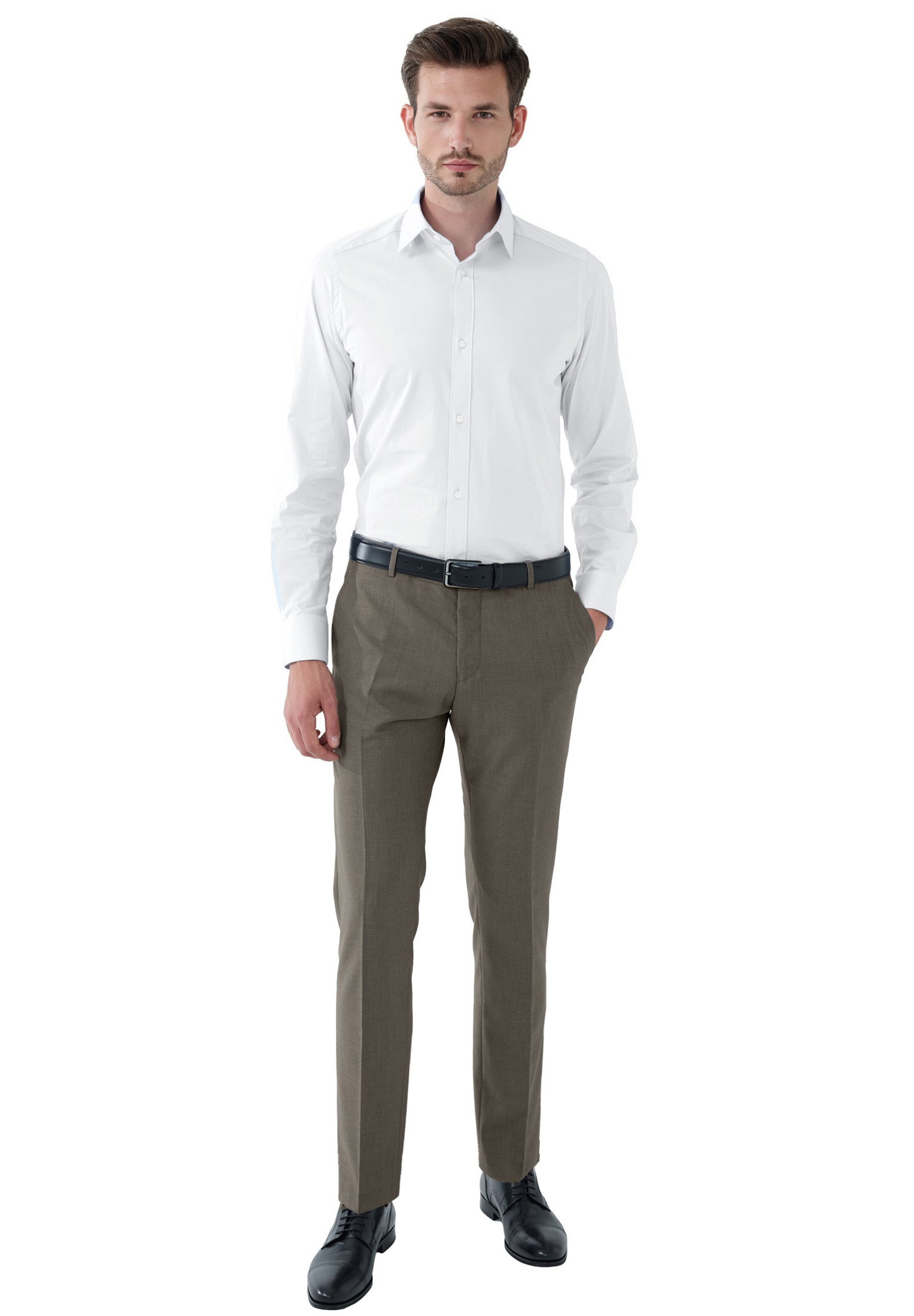 Steffen Klein Slimfit Pak in Grijs