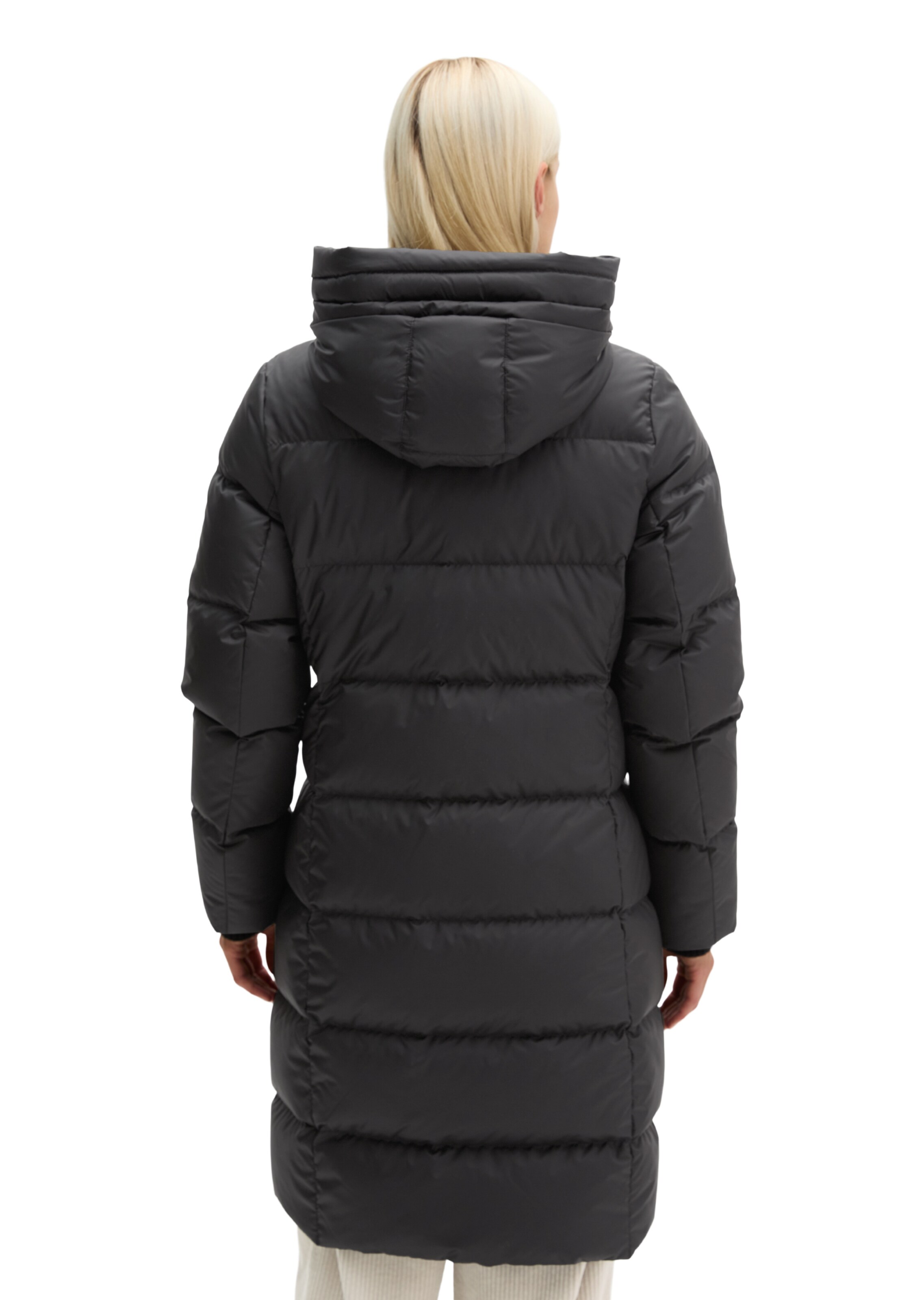 Marc O'Polo Wintermantel in Schwarz: Rückseite