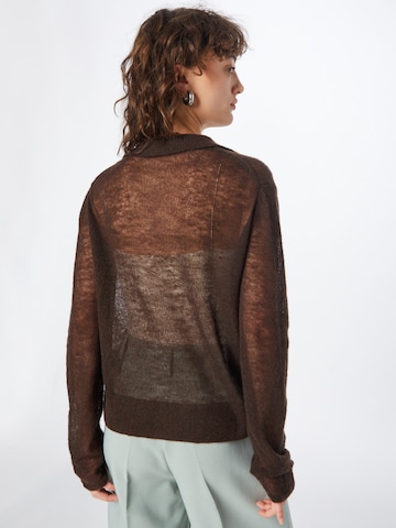 WEEKDAY Sweater 'Tindra' in Brown