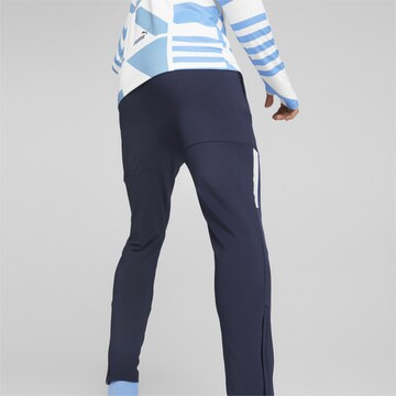 Slimfit Pantaloni sportivi 'Manchester City' di PUMA in blu