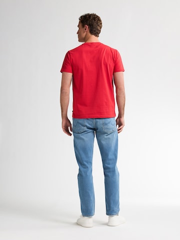 Petrol Industries T-Shirt 'Rawlins' in Rot