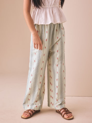 Wide Leg Pantalon Next en beige : devant