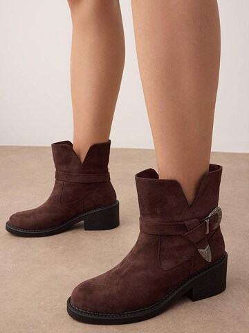 Trendyol Ботинки в Коричневый