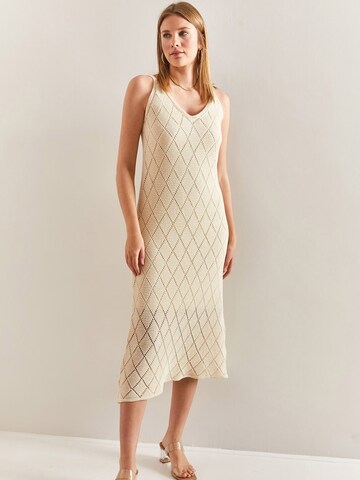 Bianco Lucci Kleid in Beige