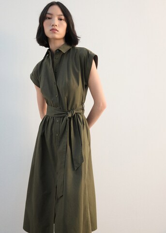 MANGO Shirt Dress 'Pupi-H' in Green