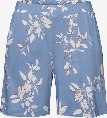 Hanro Pajama pants 'Sleep & Lounge' in Blue: front