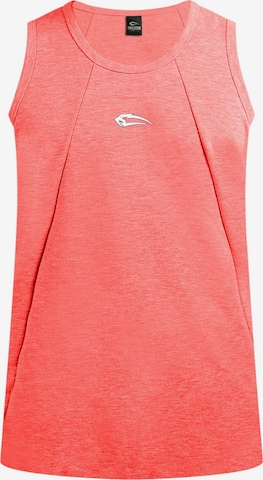 T-Shirt fonctionnel 'Wide' Smilodox en rouge : devant