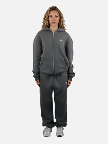 HEFTYKA Zip-Up Hoodie in Grey
